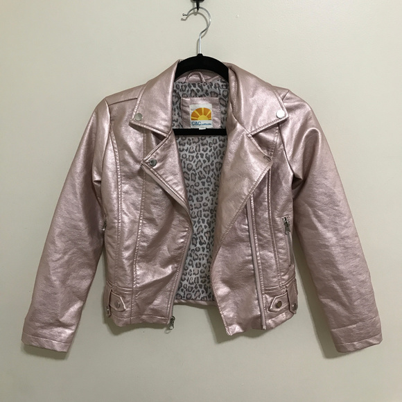 C&C California Other - C&C CALIFORNIA metallic faux leather jacket AK17